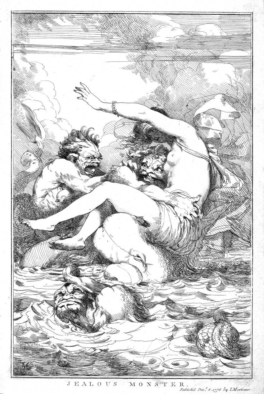 Monstro Ciumento, 1778 de John Hamilton Mortimer