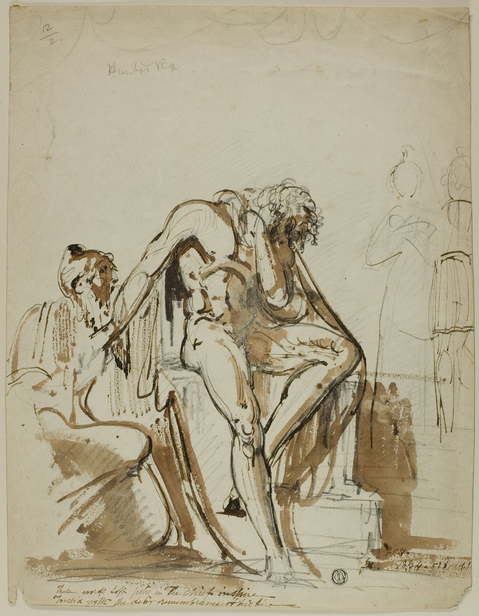 Nu masculino e outras figuras de John Hamilton Mortimer