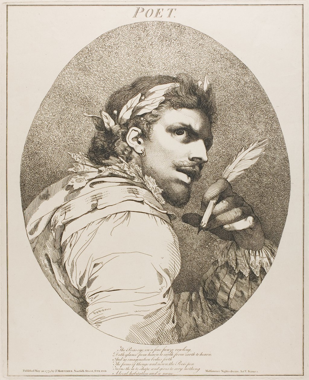 Poetisa de John Hamilton Mortimer