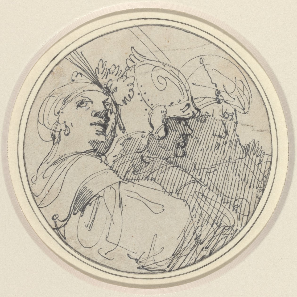 Três cabeças orientais de John Hamilton Mortimer