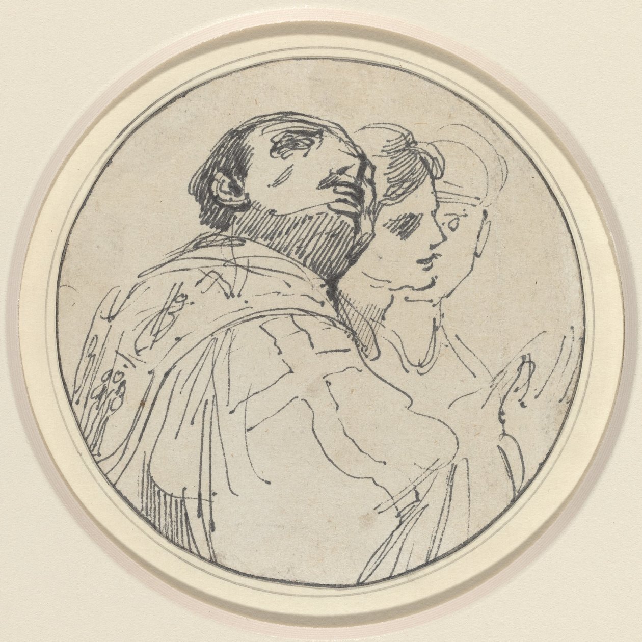 Três cabeças orientais de John Hamilton Mortimer