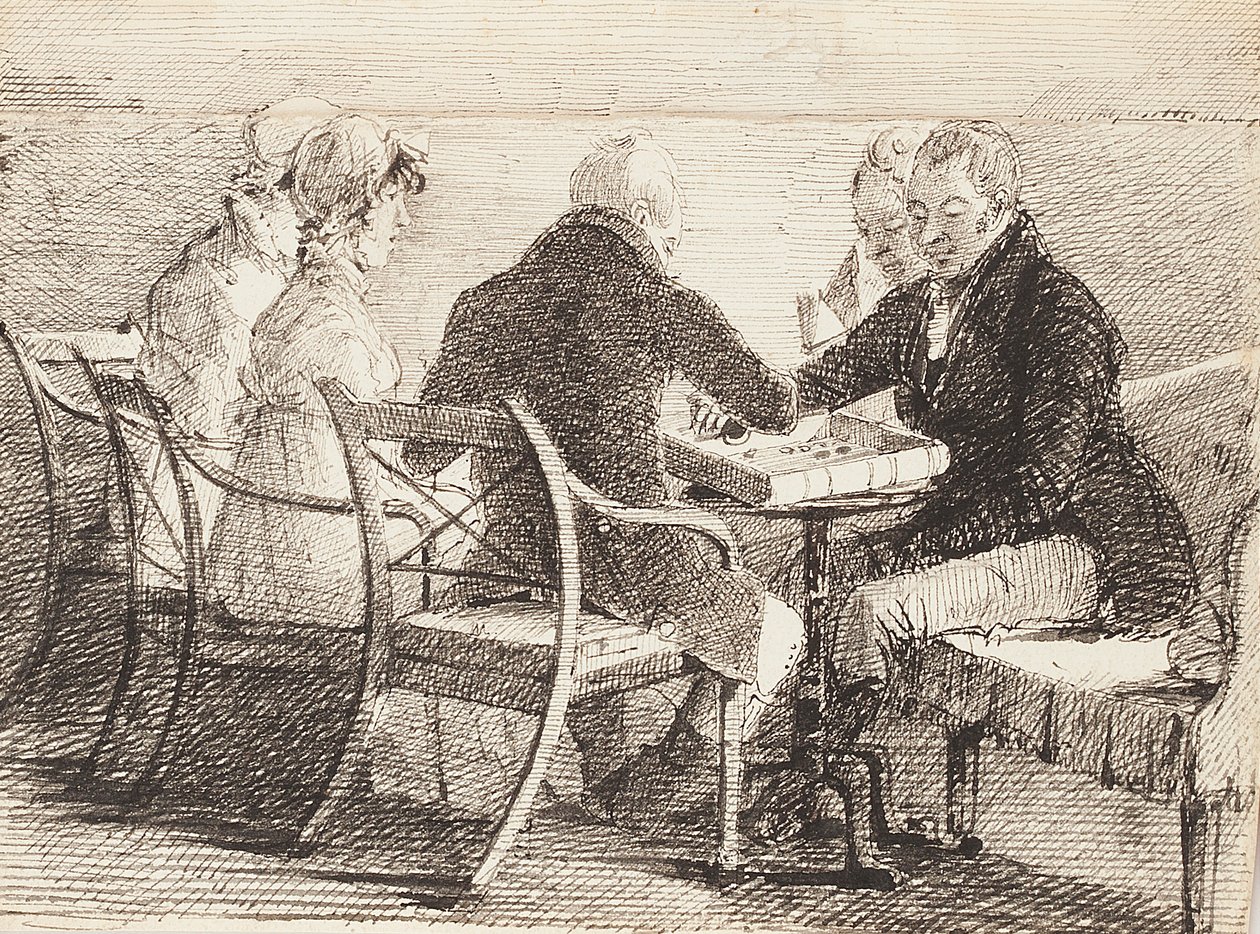 Gamão, 1808 de John Harden