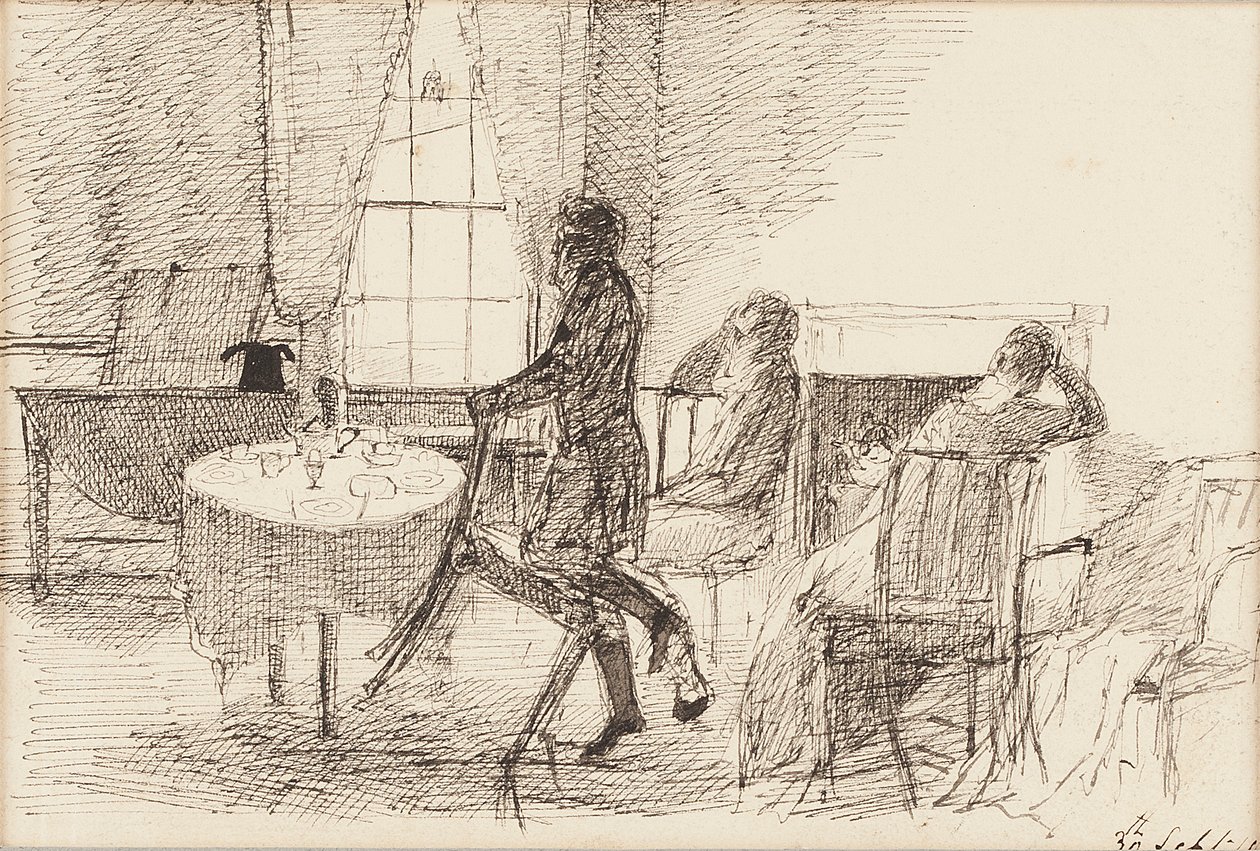 Mesa de café da manhã, 1810 de John Harden