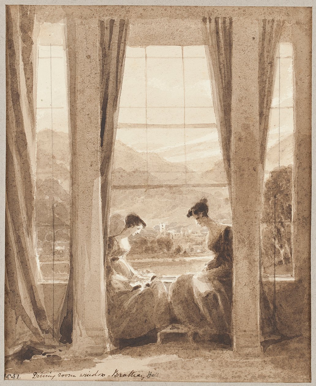 Janelas da Sala de Desenho, Brathay Hall de John Harden