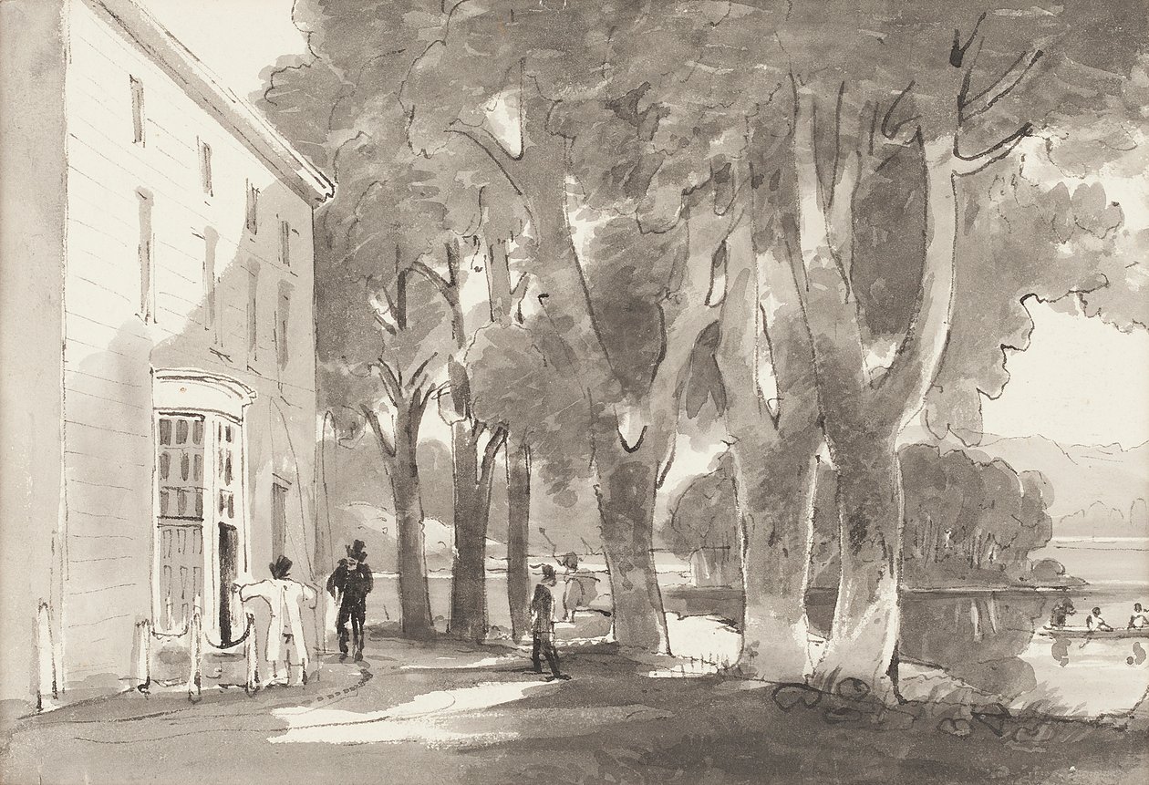 Ferry, 1814 (wc no papel) de John Harden