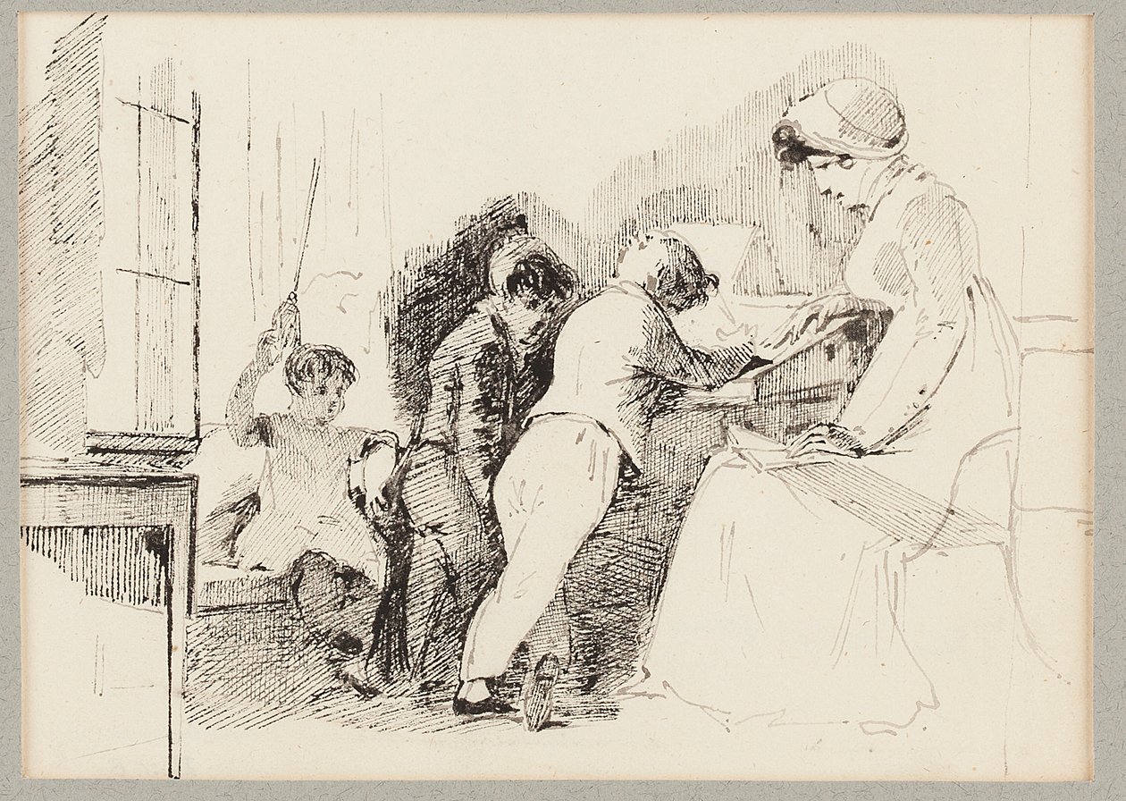 Jessy, Robert, Joseph e Sophie, 1818 de John Harden