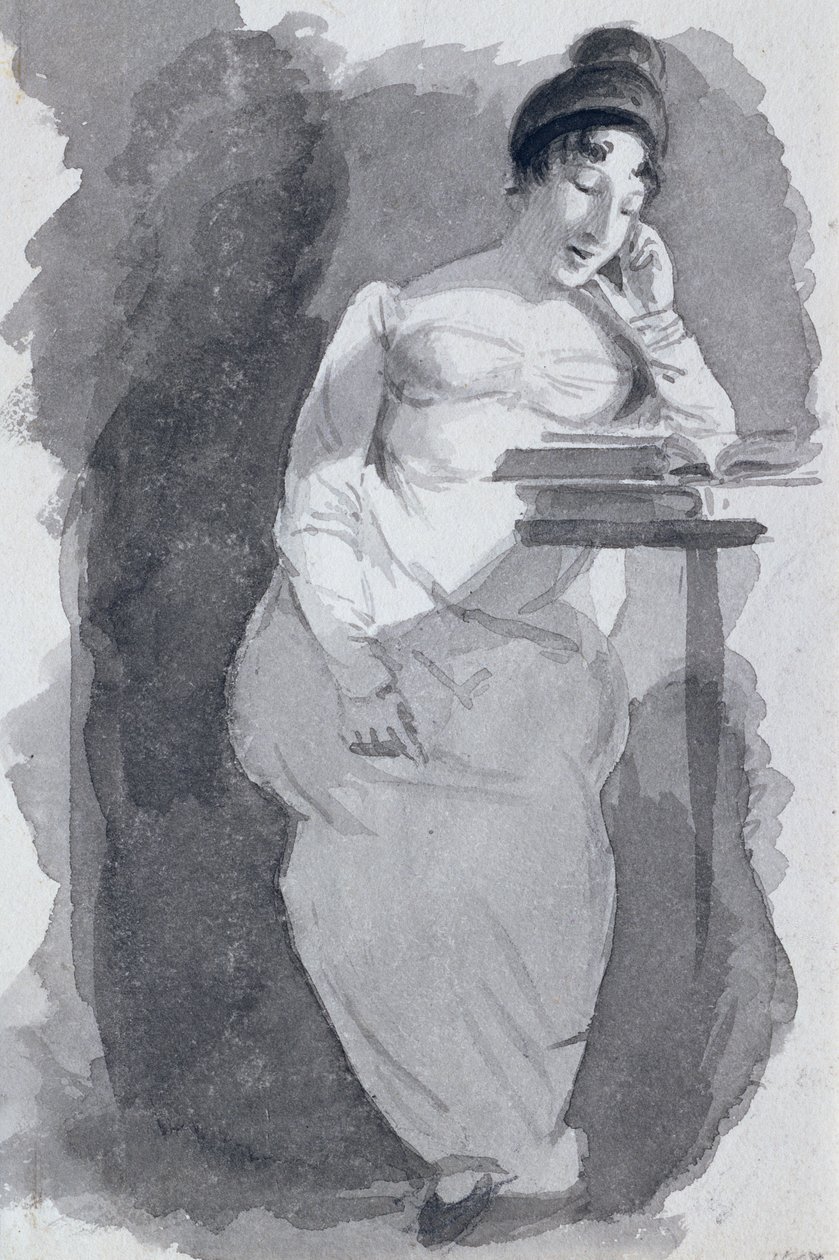 Leitura (tinta no papel) de John Harden