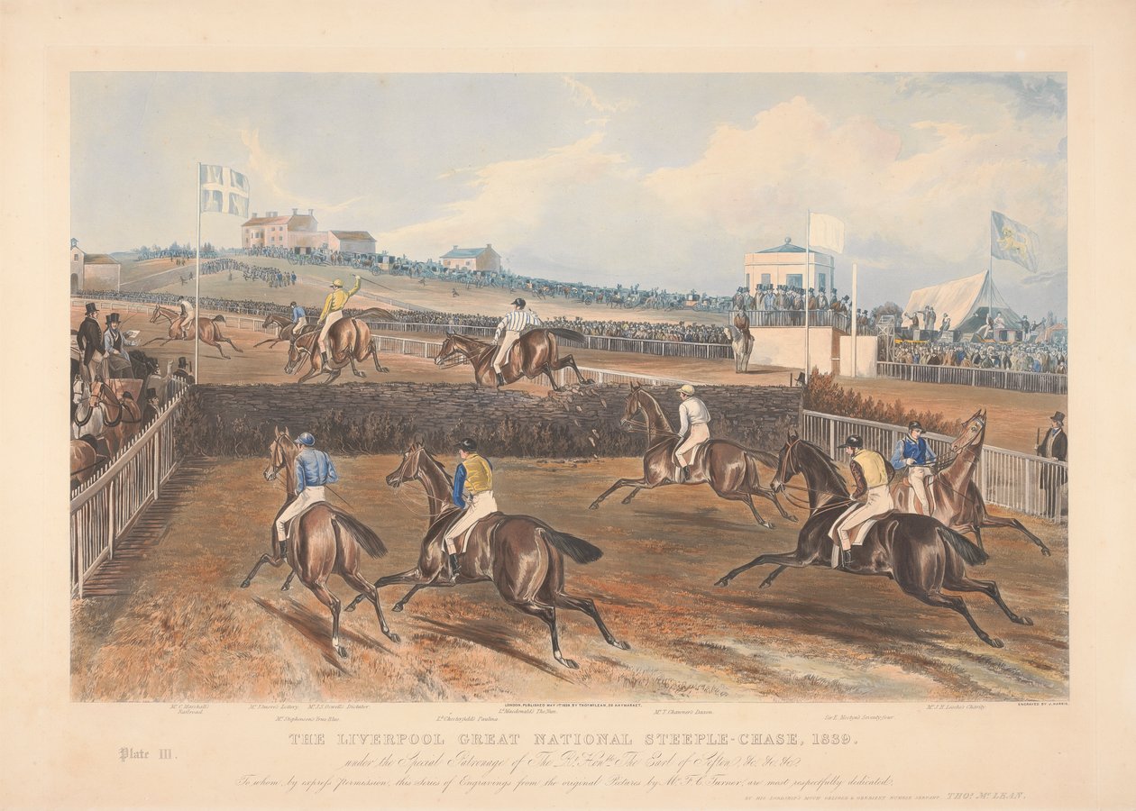 Um de um conjunto de quatro: O Liverpool Great National Steeple-Chase de John Harris