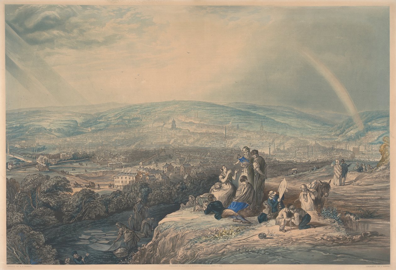 Vista Panorâmica de Sheffield de John Harris
