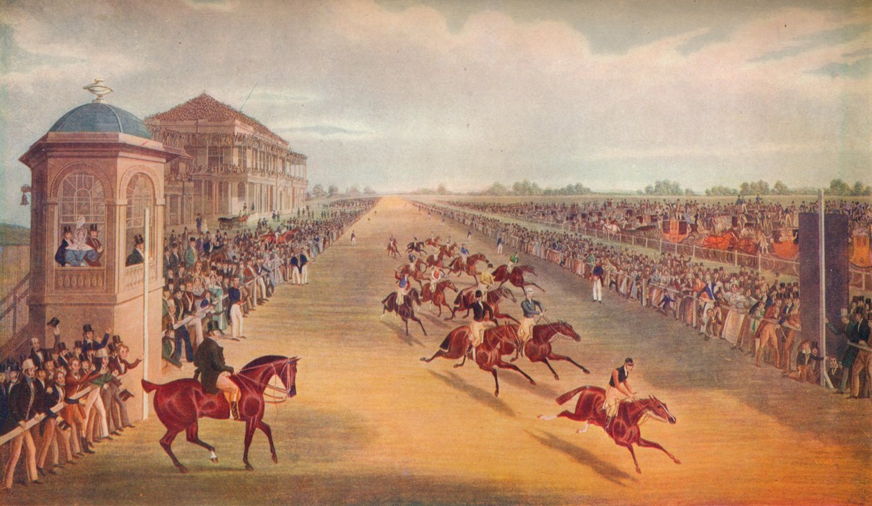 Corrida pelas Grandes Estacas de St. Leger, 1836, 1837 de John Harris