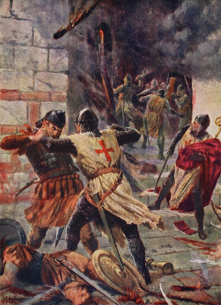 A Captura de Constantinopla por Cruzados de John Harris Valda
