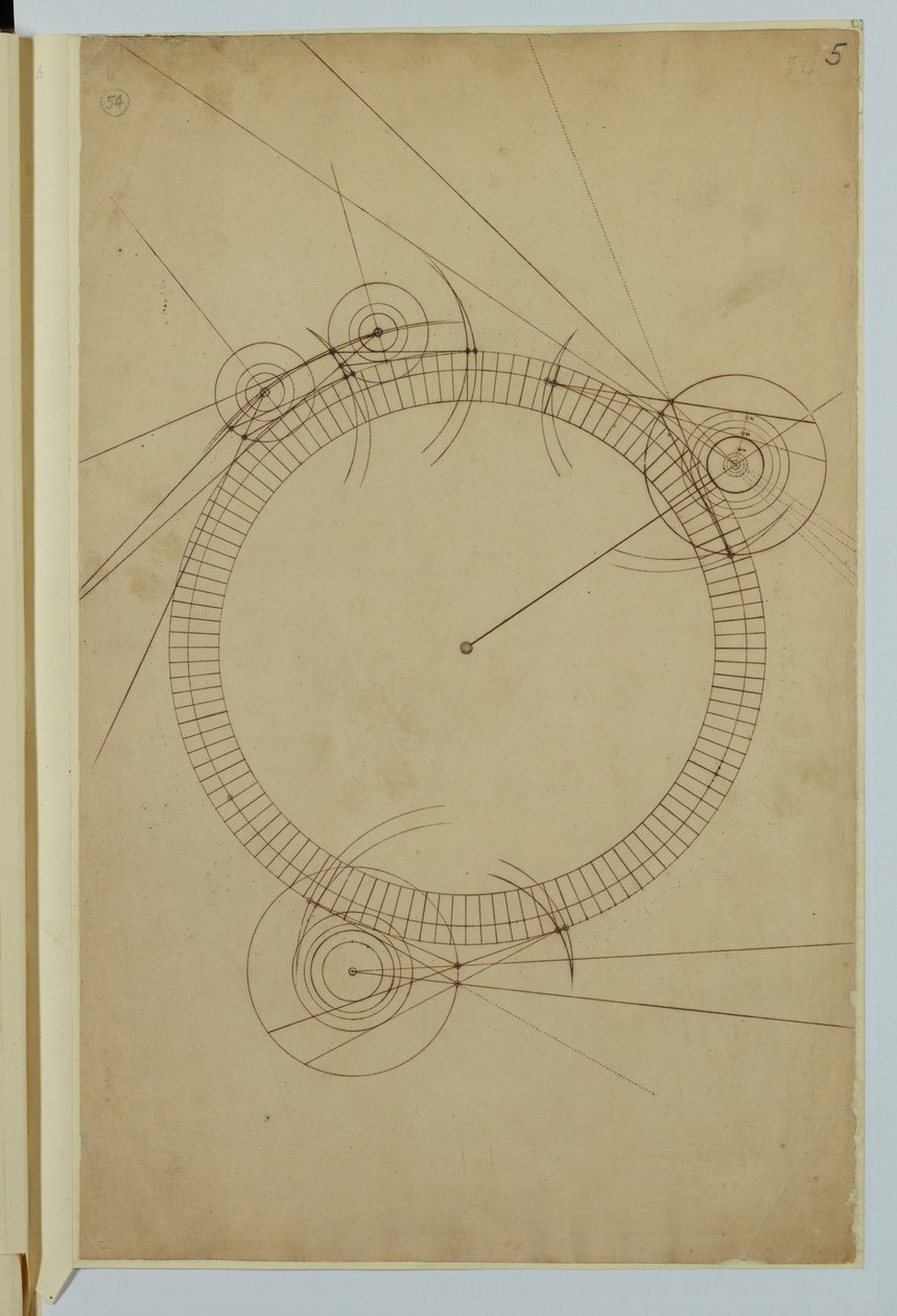 Desenhos para o MSS de John Harrison