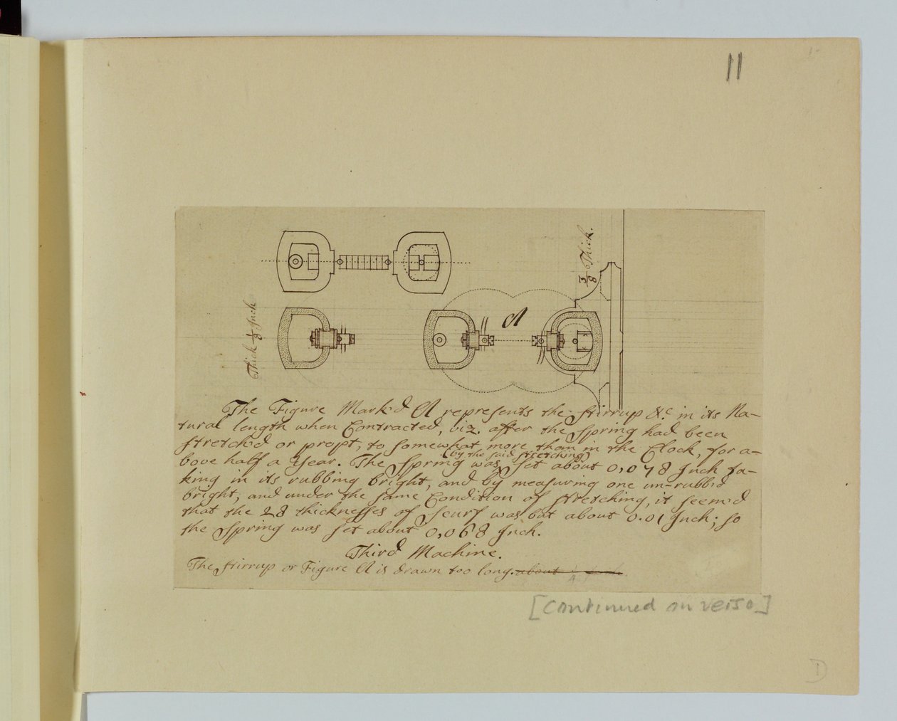 Desenhos para o MSS de John Harrison