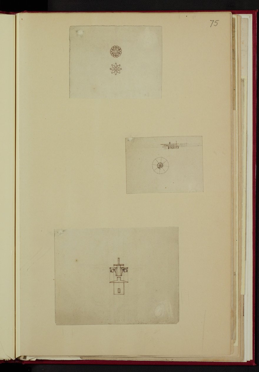 Desenhos para o MSS de John Harrison