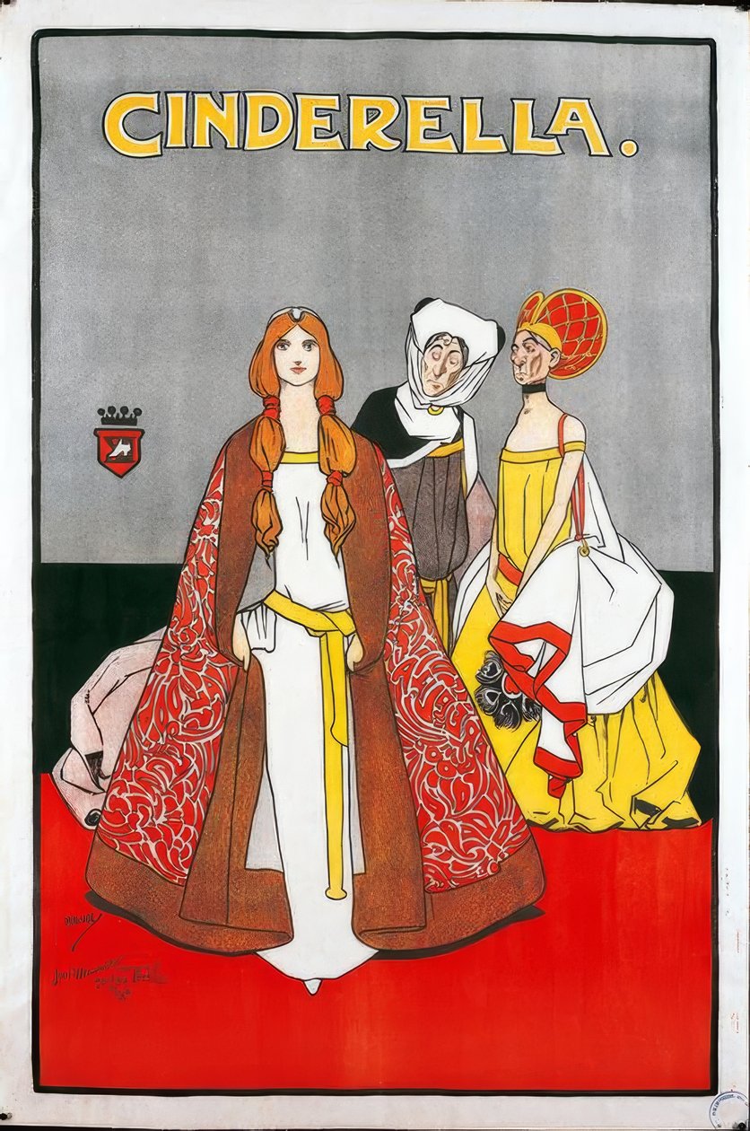 "Cinderela" - J. Hassall - Cartaz, 1900 de John Hassall
