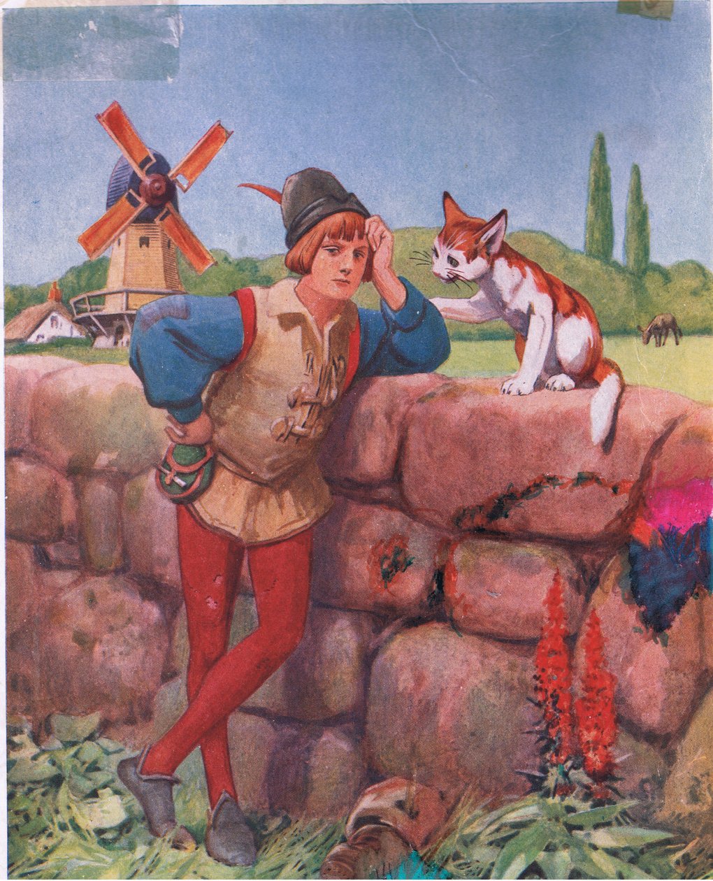 Dick Whittington e seu gato (lito) de John Hassall
