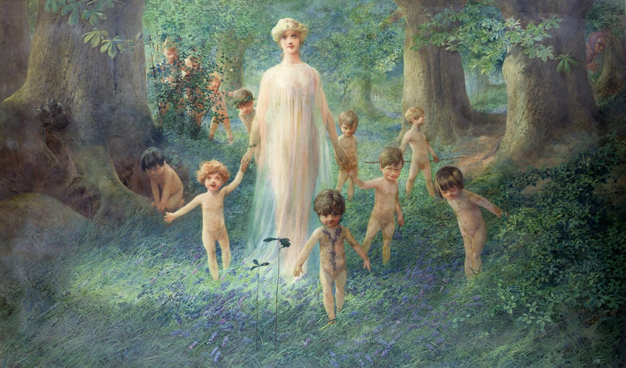 Madeira de Fada (aguarela sobre papel) de John Hassall