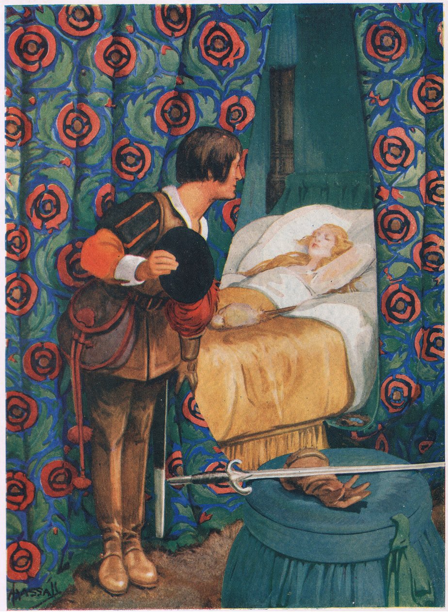 Bela Adormecida (lito) de John Hassall