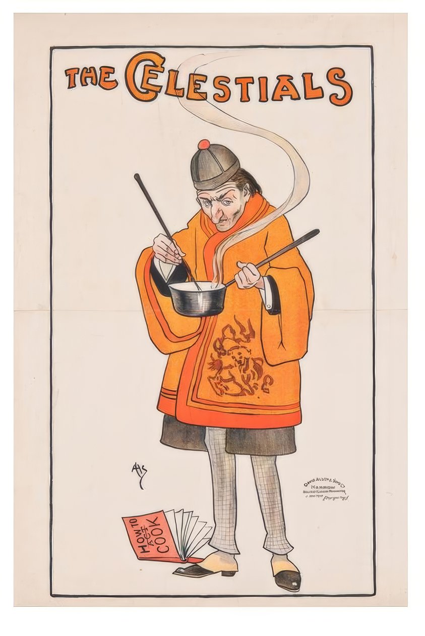 "Os Celestiais" - J. Hassalls - Plakat, 1895-1899 de John Hassall