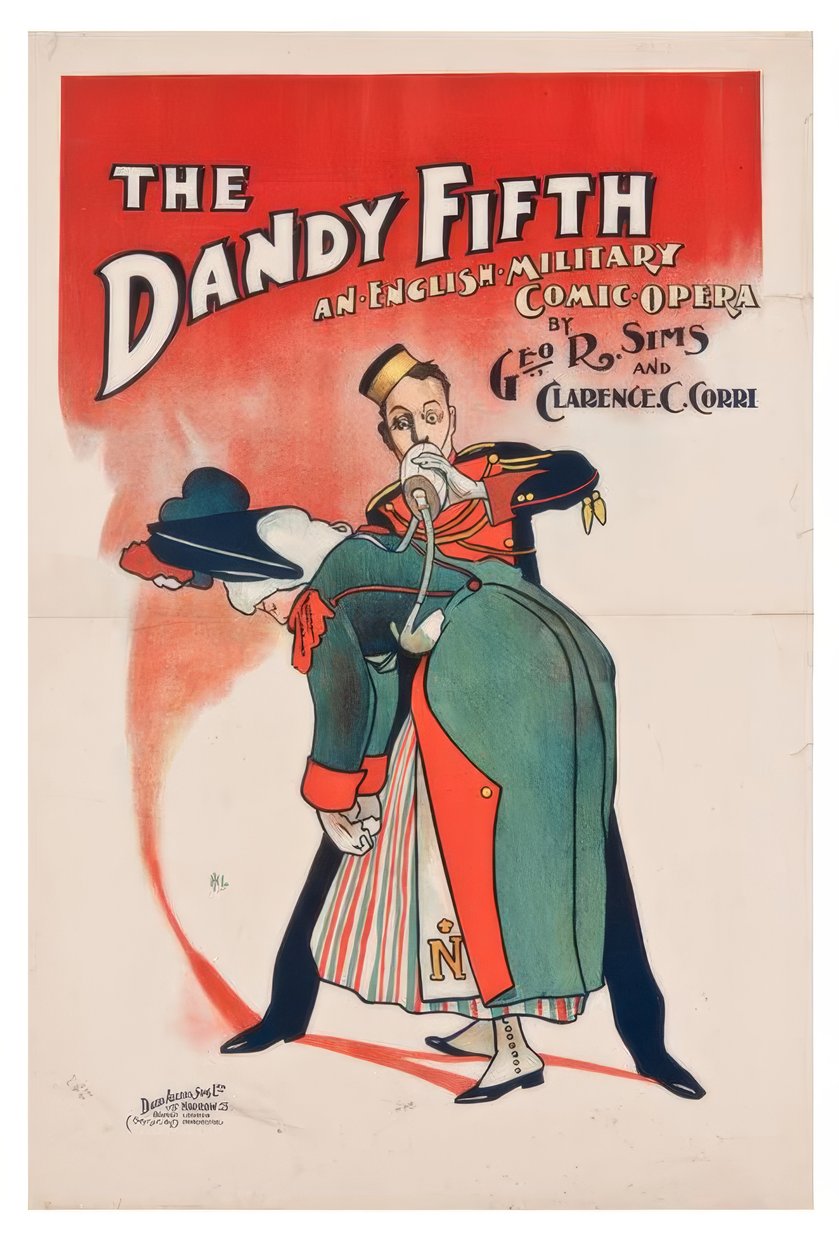 "The Dandy Fifth" - J. Hassall - Plakat, 1898 de John Hassall