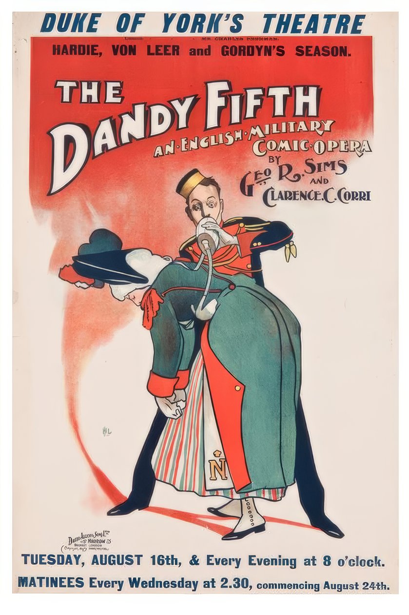 "The Dandy Fifth" - J. Hassall - Plakat, 1898 de John Hassall