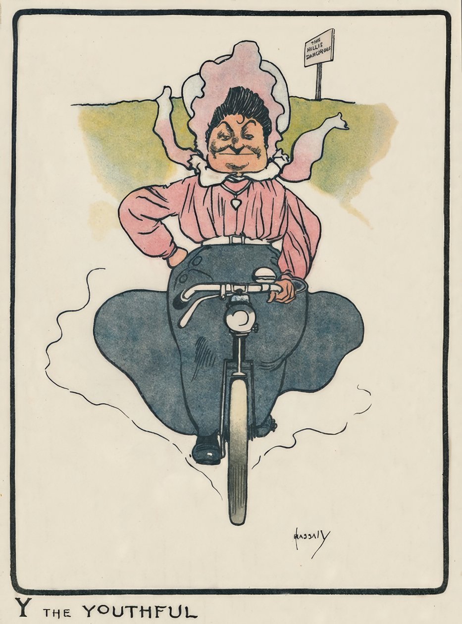 Y the Youthful - J. Hassall - desenho, 1903 de John Hassall