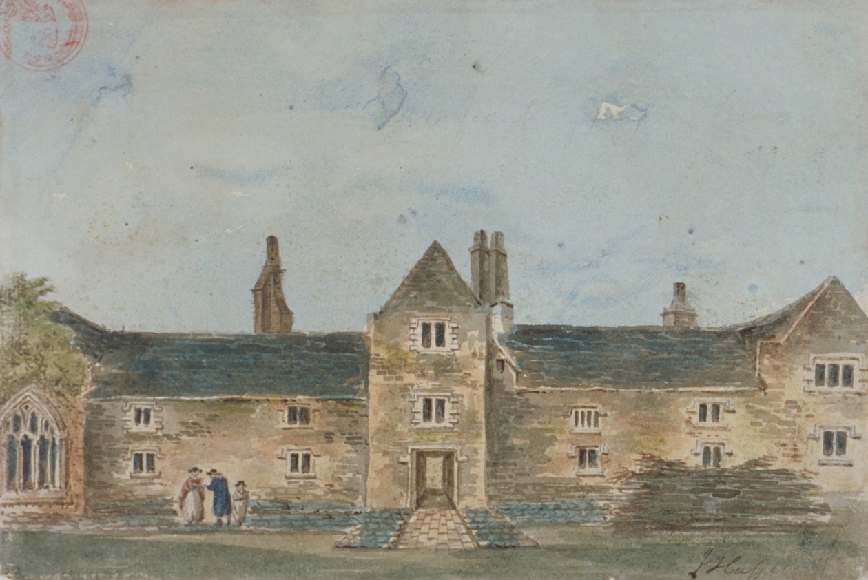 Almshouses de Ellis Davy, Croydon, Surrey, c1800 de John Hassell
