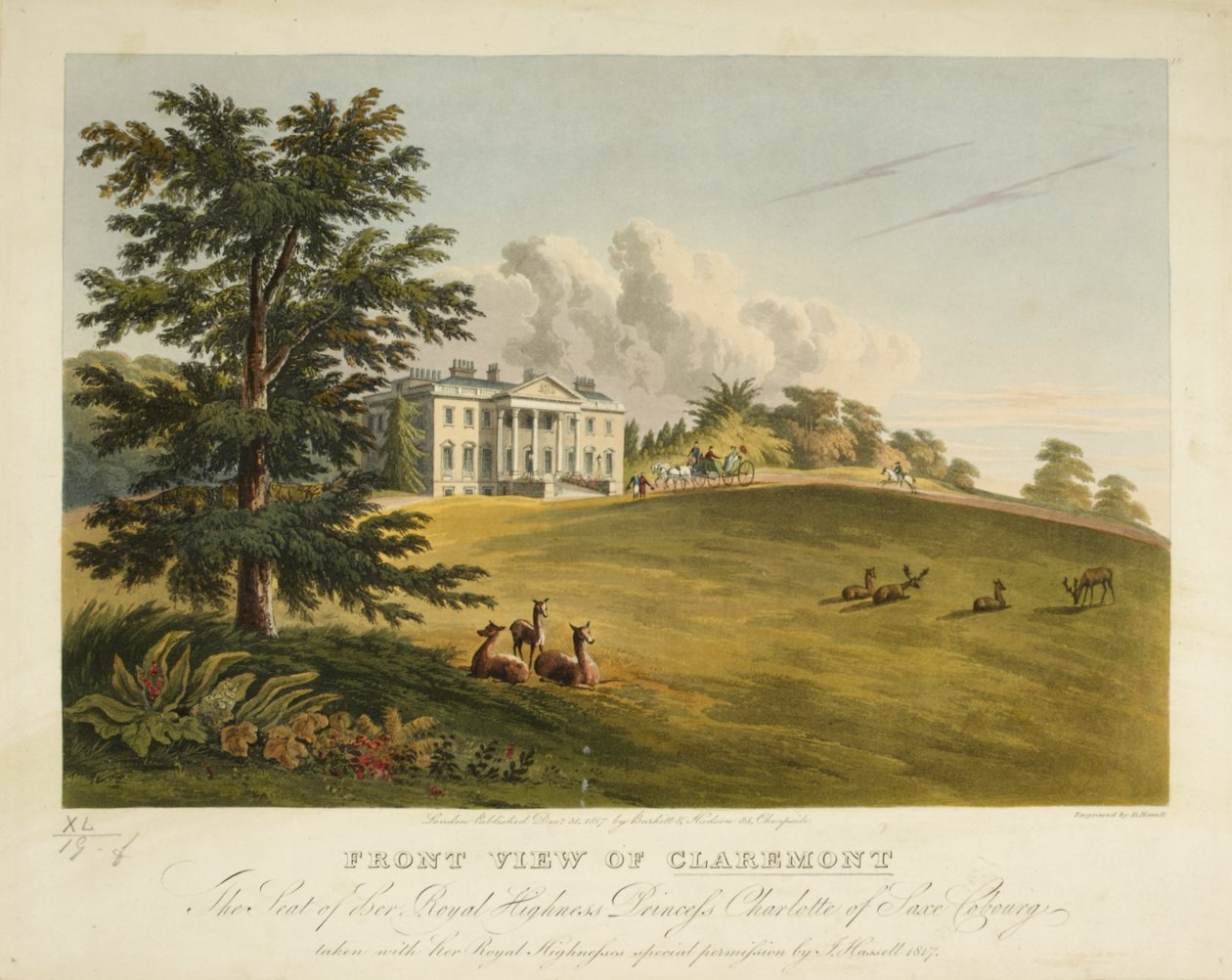 Vista frontal de Claremont de John Hassell