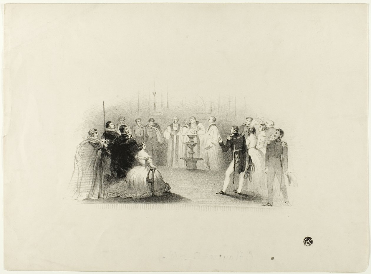 Batizado de Eduardo VII de John Hayter