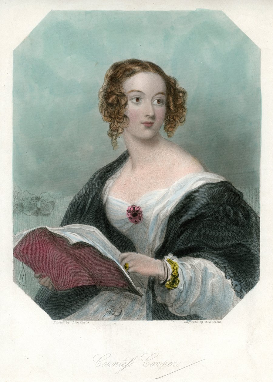 Condessa Cowper, c1865-1890 de John Hayter