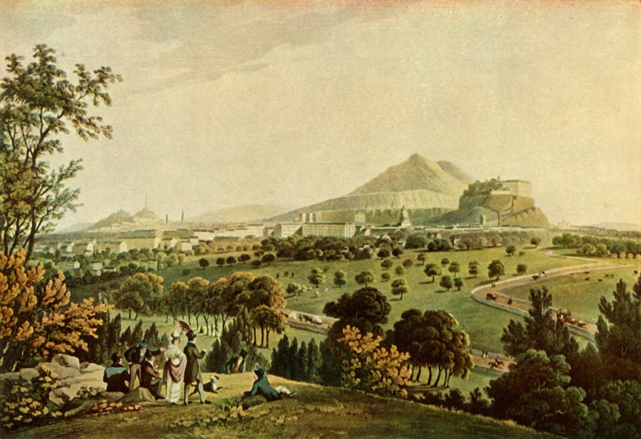 "A Cidade de Edimburgo", 1824, 1946.   de John Heaviside Clark
