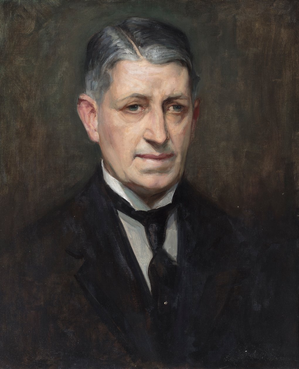 Retrato de Frederick L. M. Griggs, c.1934 (óleo sobre tela) de John Henry Amshewitz