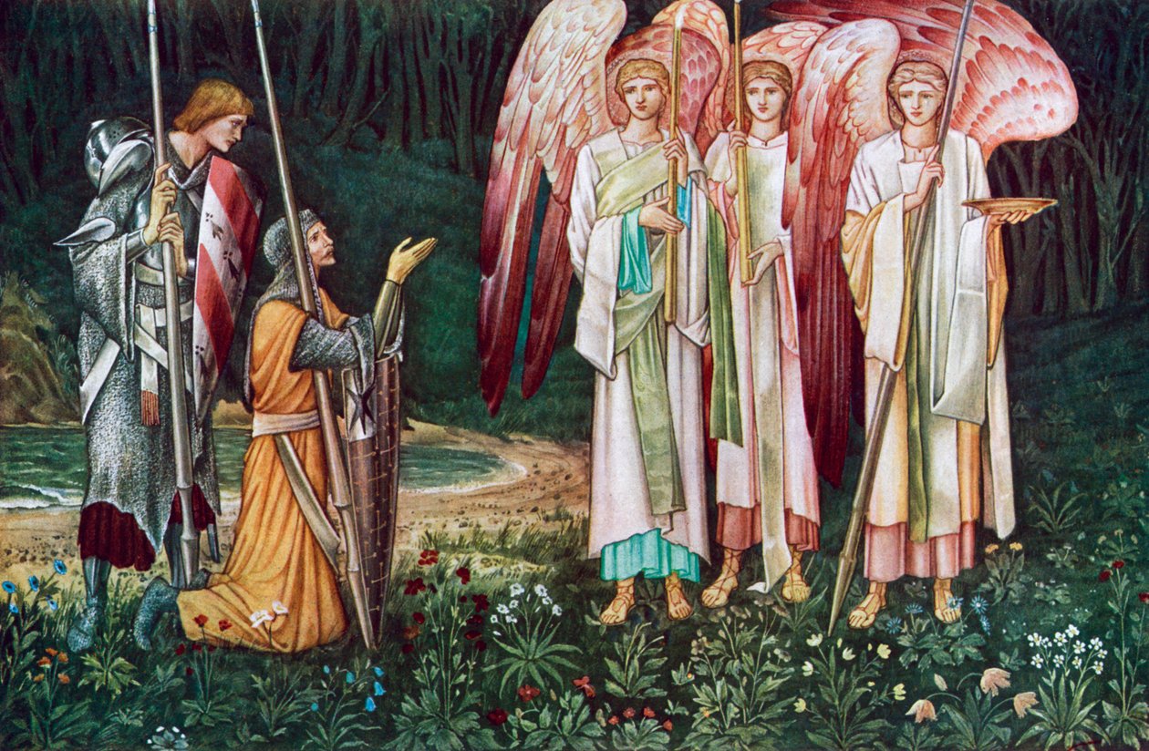 A visão do Santo Graal, 1891 1934. de John Henry Dearle