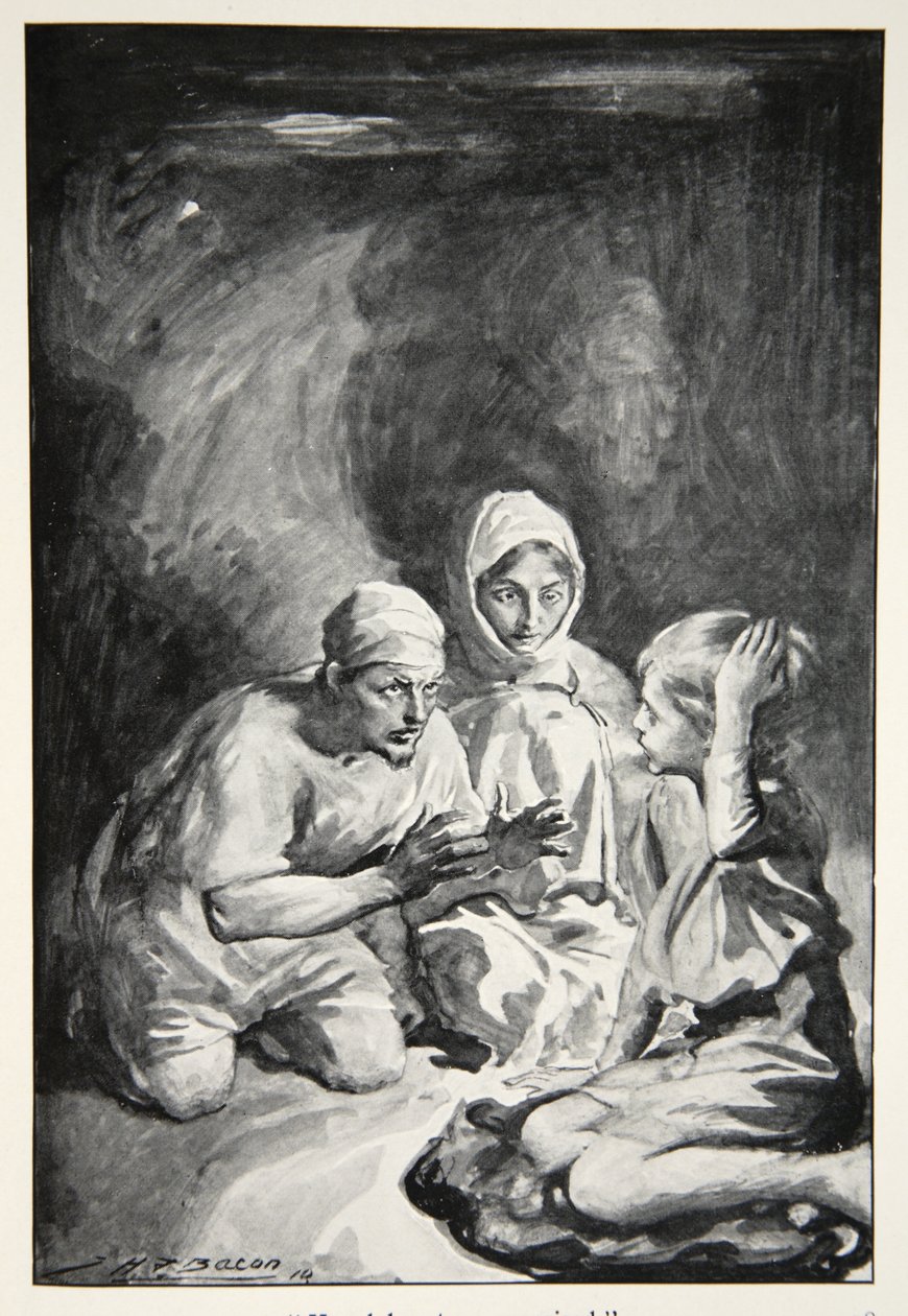 Havelock ficou surpreso com "Mitos Heróis e Lendas da Raça Britânica" de MI Ebbutt, 1910 de John Henry Frederick Bacon