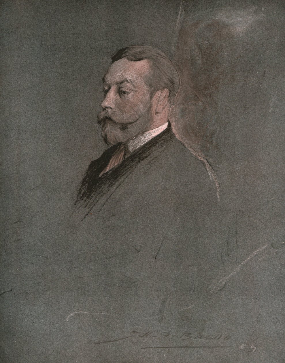 Sua Majestade o Rei George V, 1910. de John Henry Frederick Bacon
