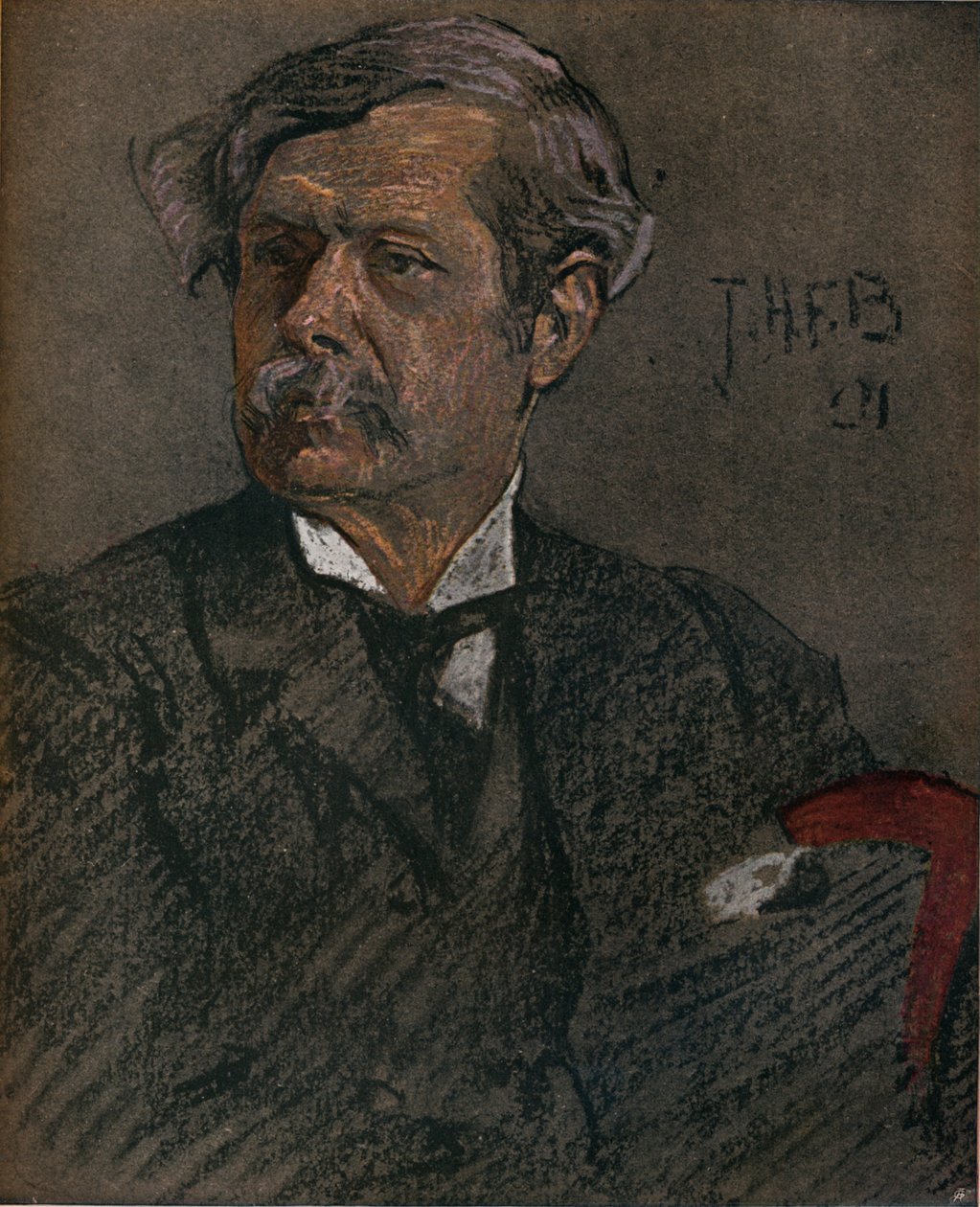 Retrato de Alfred East, c1902 de John Henry Frederick Bacon
