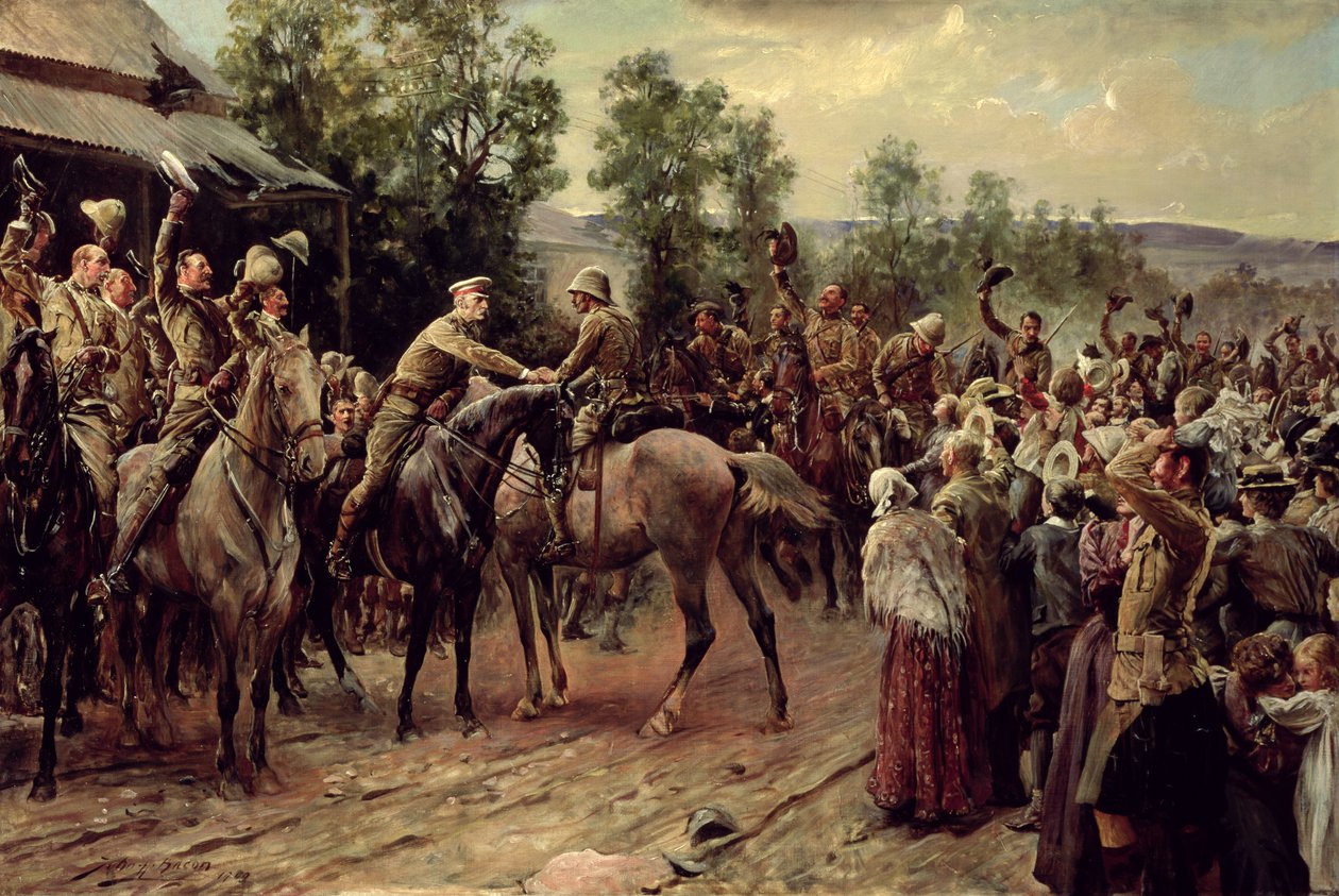 O alívio de Ladysmith, em 27 de fevereiro de 1900 de John Henry Frederick Bacon