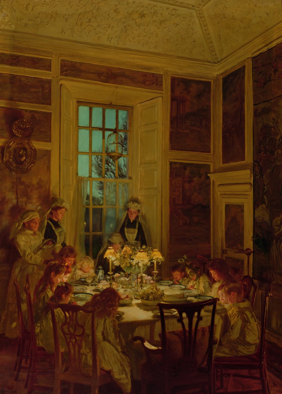 Aniversário da avó, 1893 de John Henry Lorimer