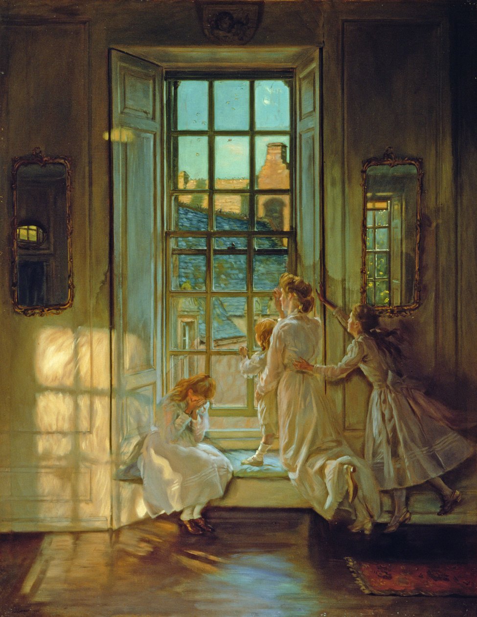 O vôo das andorinhas, 1906 de John Henry Lorimer