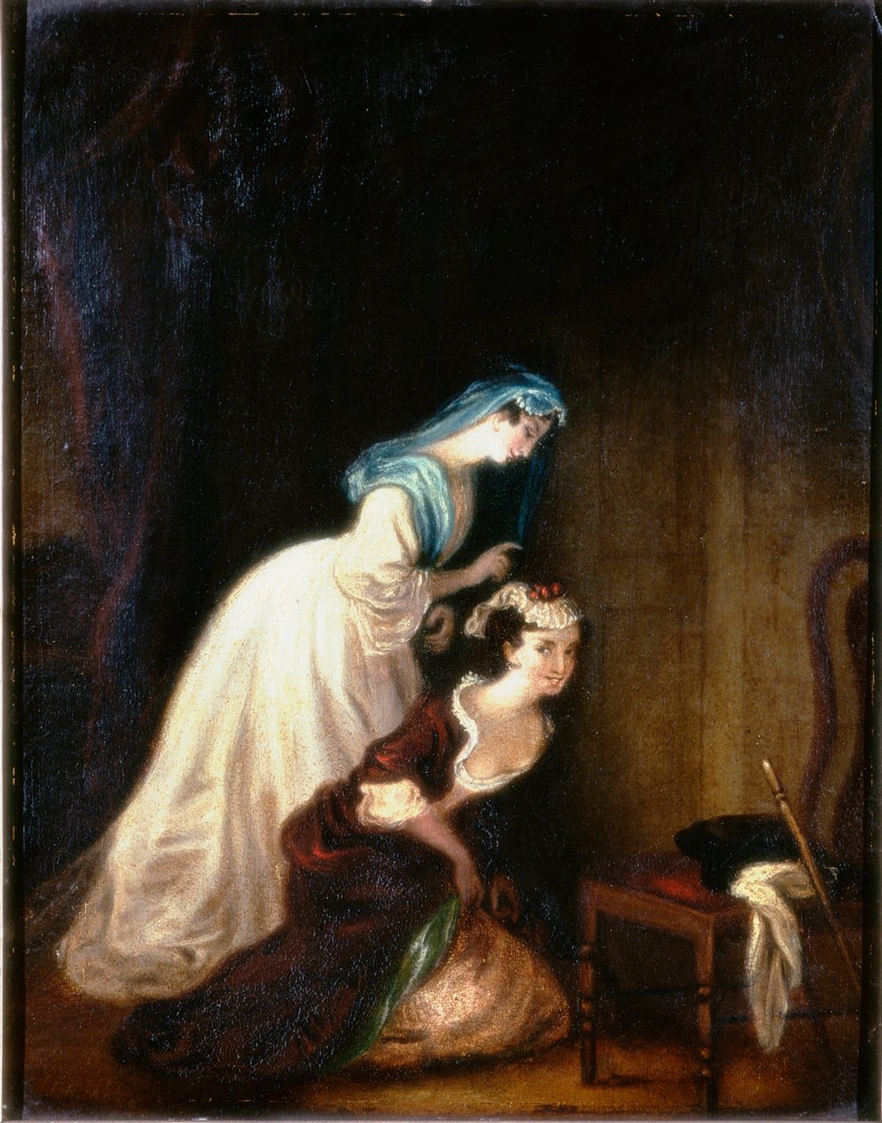Os ouvintes, c.1835-47 de John Henry Mole