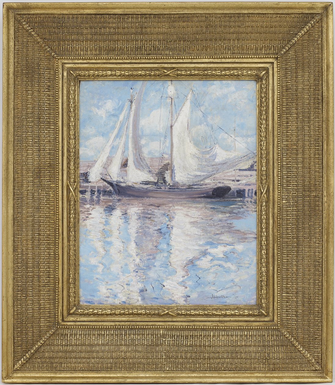 Velas de secagem, c.1900 de John Henry Twachtman
