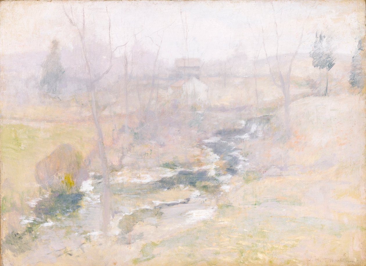 Fim do Inverno, depois de 1889. de John Henry Twachtman
