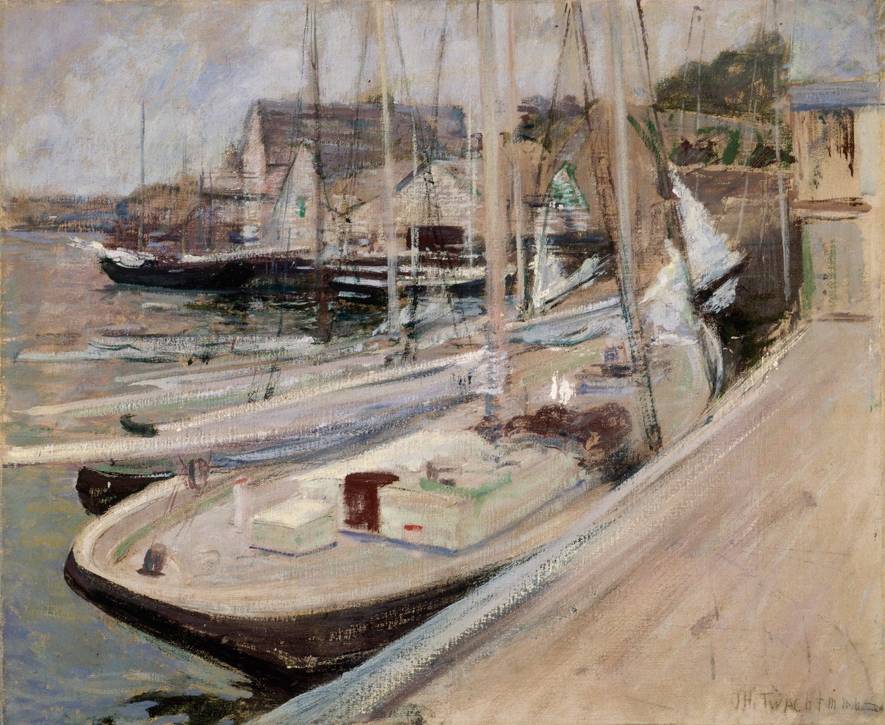 Barcos de pesca em Gloucester de John Henry Twachtman