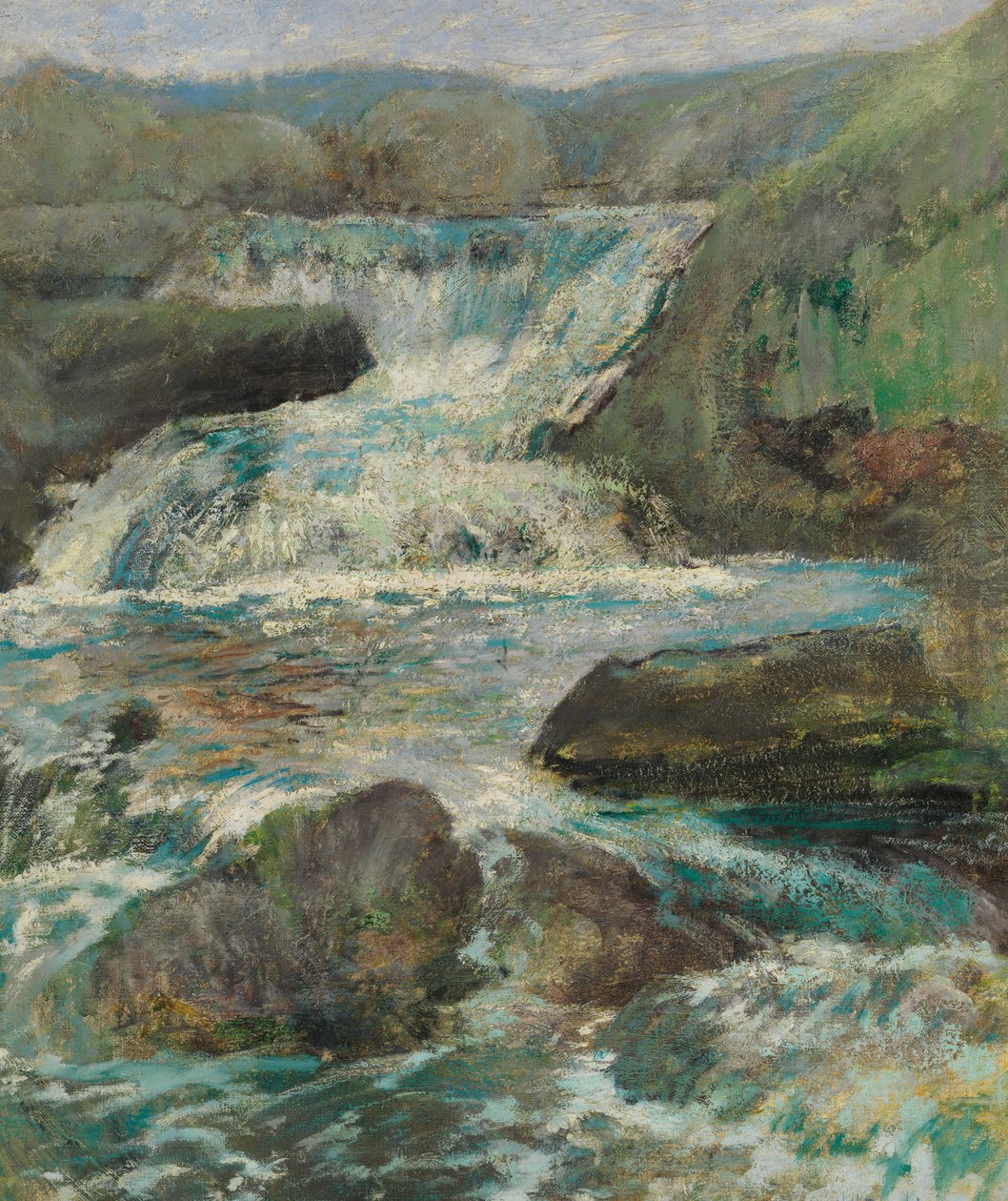 Horseneck Falls, ca. 1889-1900. de John Henry Twachtman