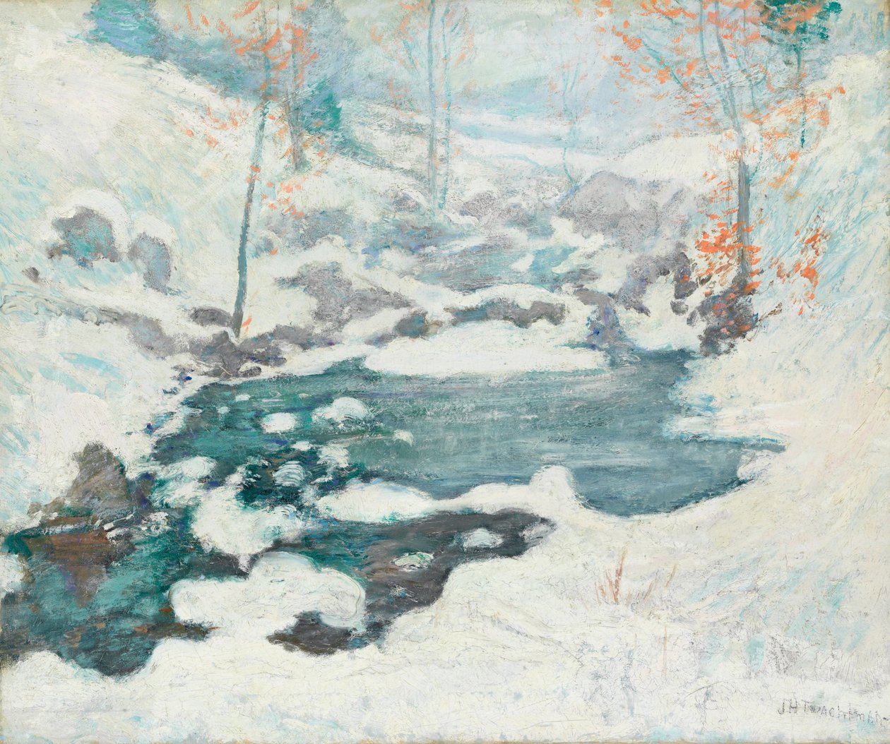 Limite do gelo de John Henry Twachtman