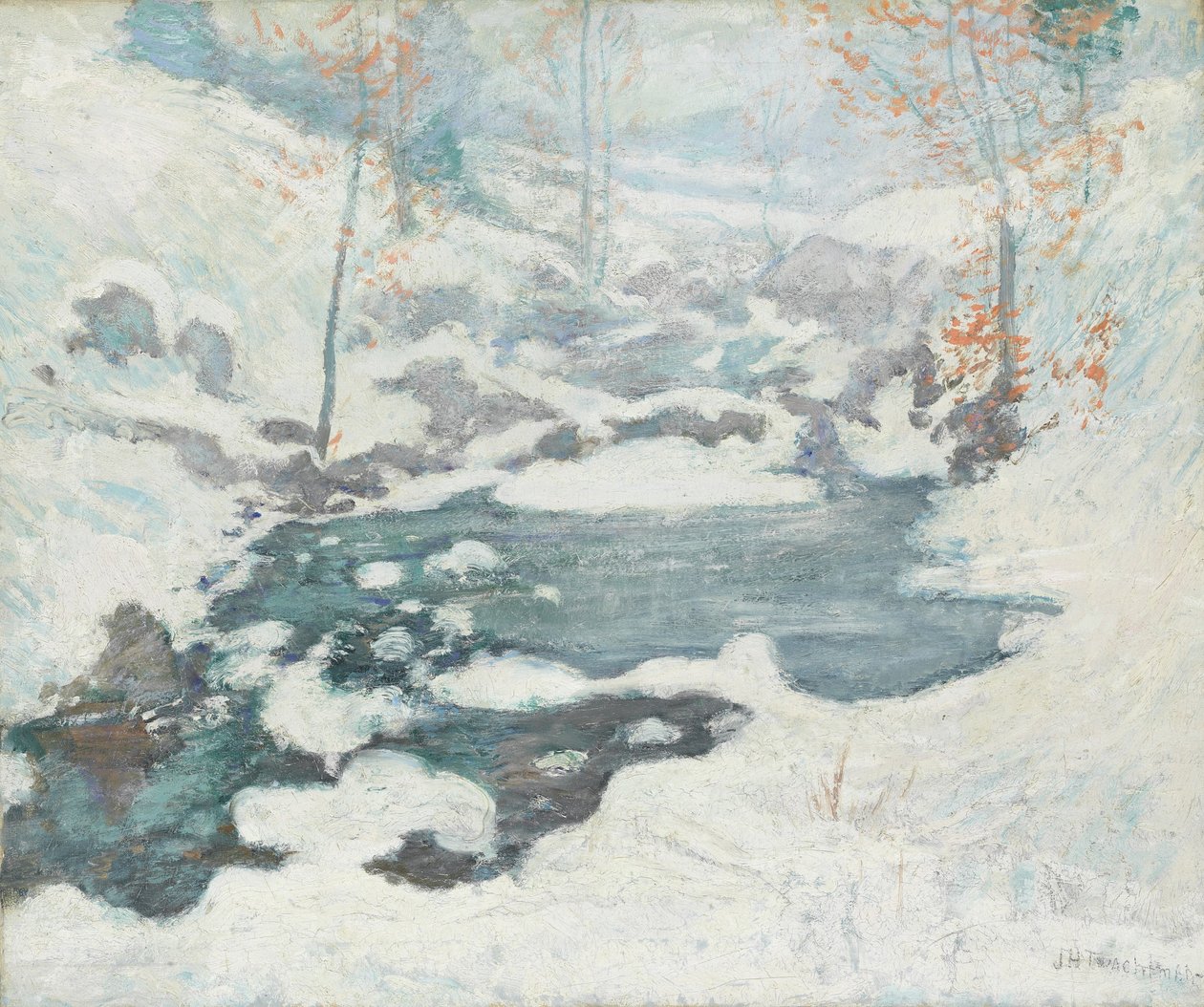 Icebound, c.1889 de John Henry Twachtman