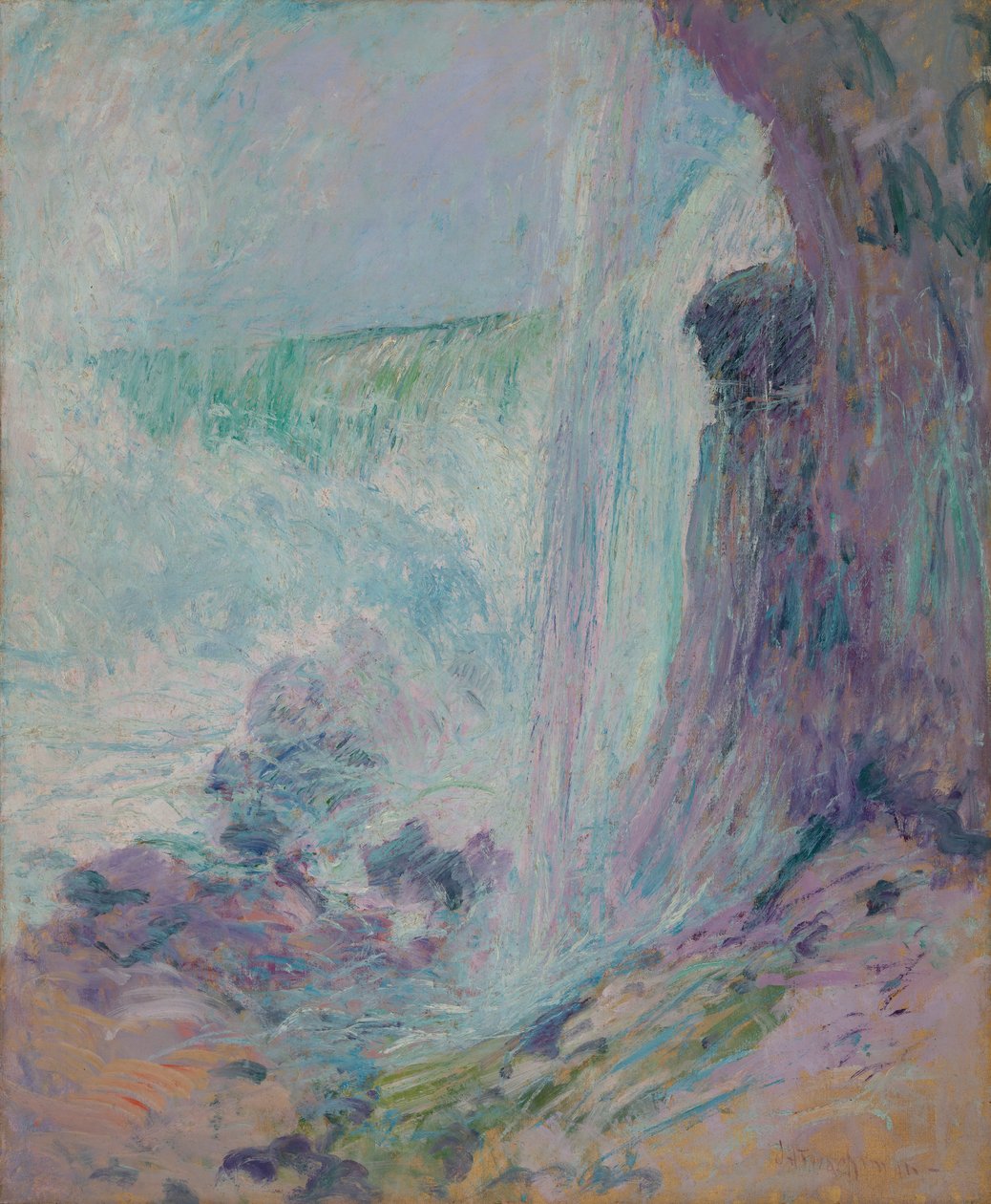 Cataratas do Niágara, ca. 1894. de John Henry Twachtman