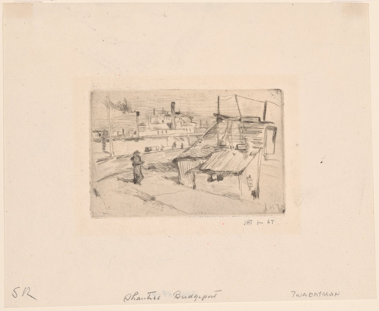 Choupanas e fábricas de John Henry Twachtman