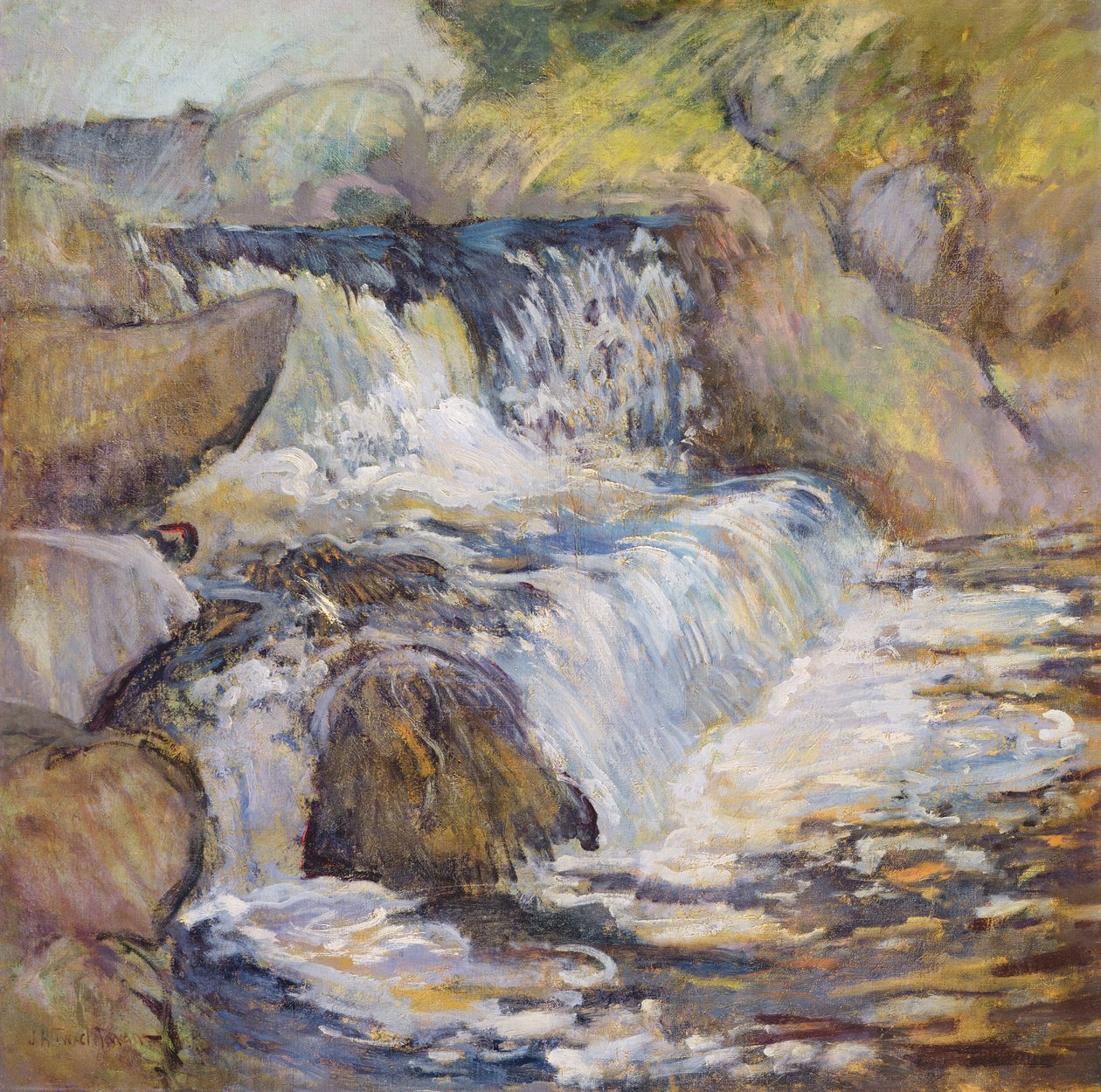 A cascata, c.1889 de John Henry Twachtman