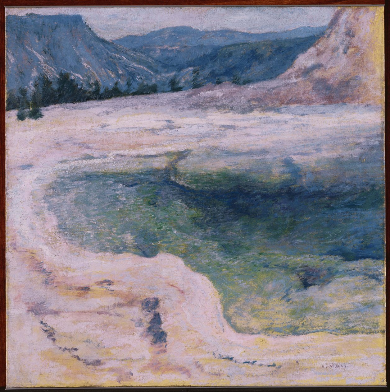 A piscina Esmeralda de John Henry Twachtman